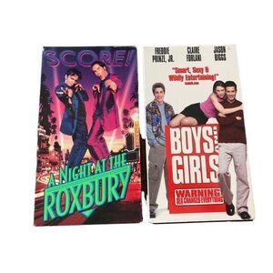 Boys And Girls A Night At The Roxbury VHS Tape Vintage Movie Y2K 90s Electronics